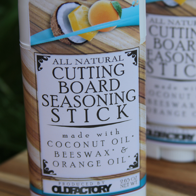 All Natural Cutting Board Seasoning Wax - 2.65 oz Stick