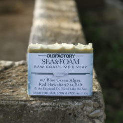 Old Factory Soap goats milk salt scrub with red hawaiin sea salt