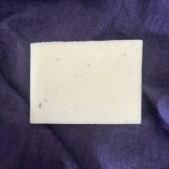 Handmade natural soap old factory soap lavender benzoin bergamot for dry sensitive skin