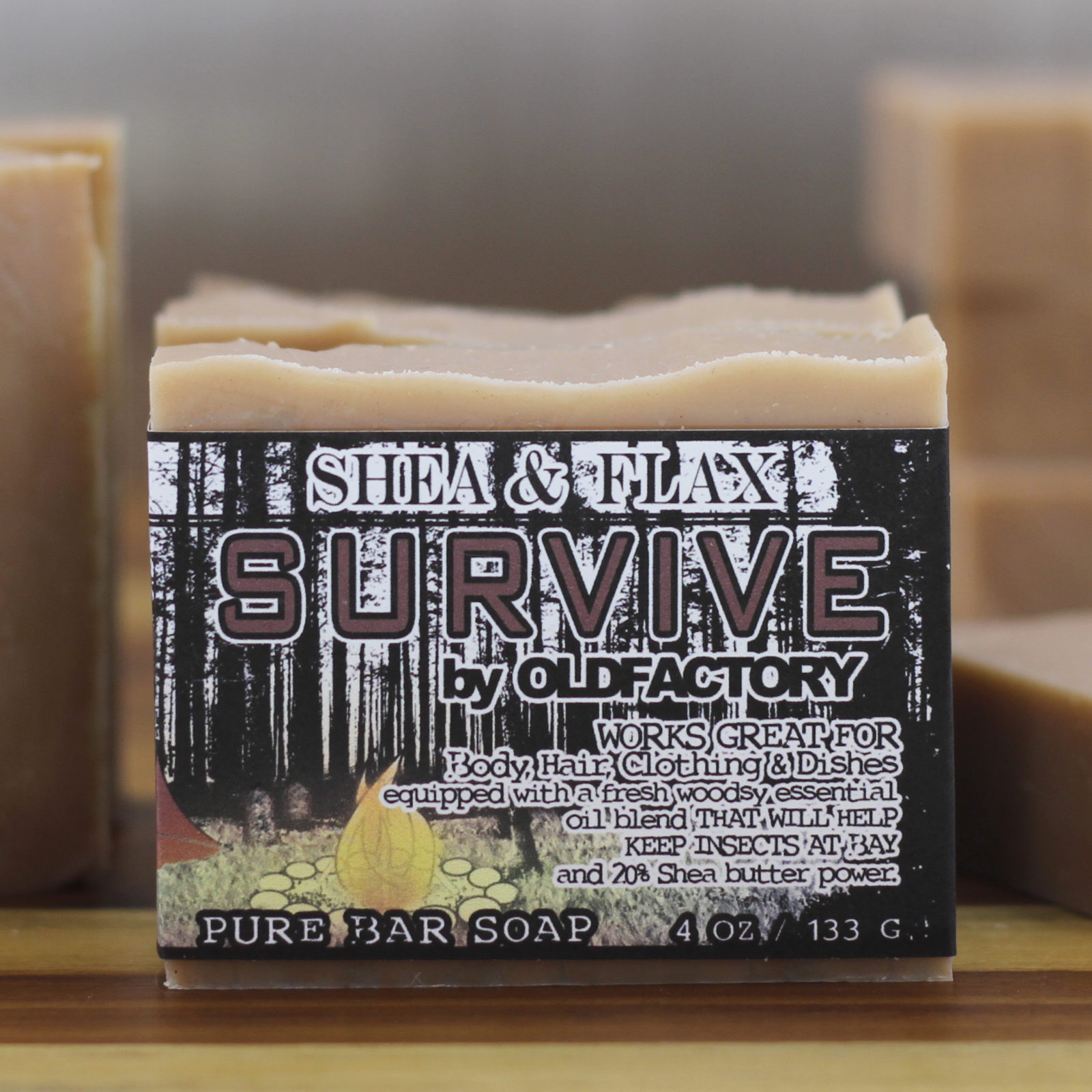 Survive essential oil soap for camping and outdoor