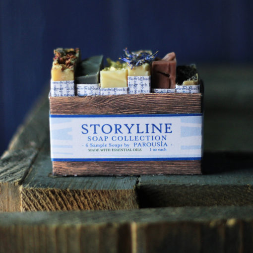 Storyline Soap Sampler Artisan Handmade Soap by Parousia Perfumes