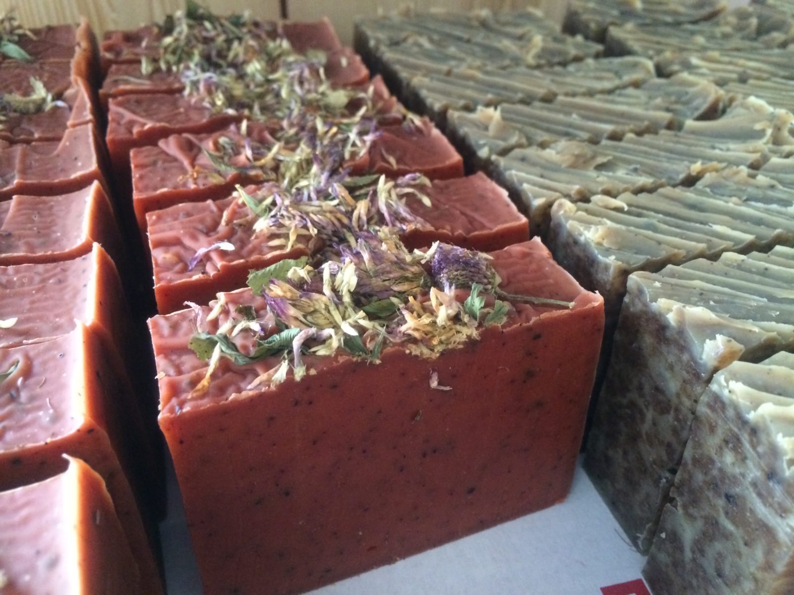 Red Clover custom soaps by old factory made in blanco texas