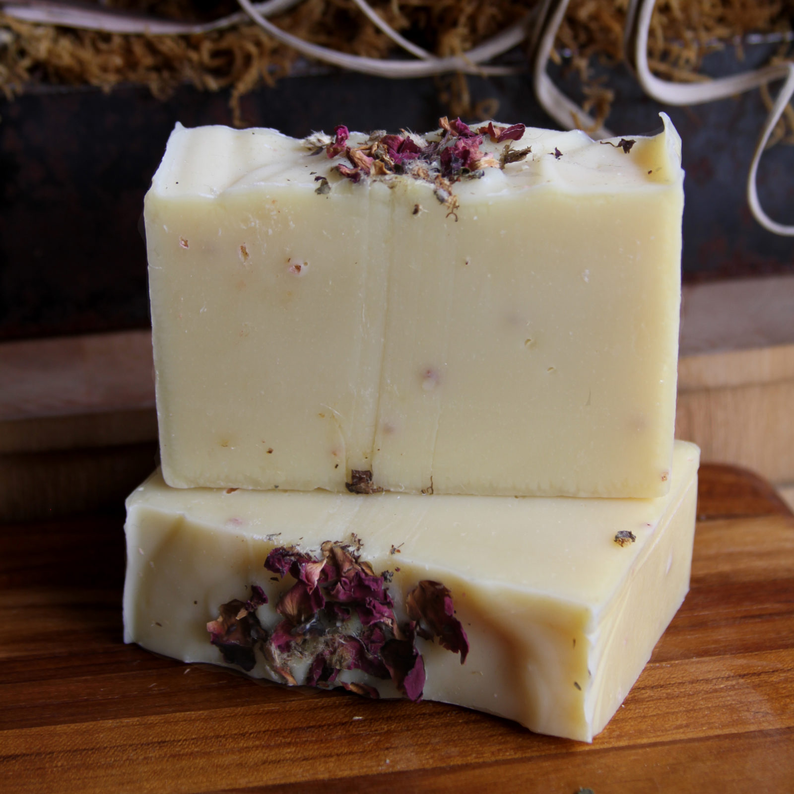 rose and ginger essential oil custom soap by old factory