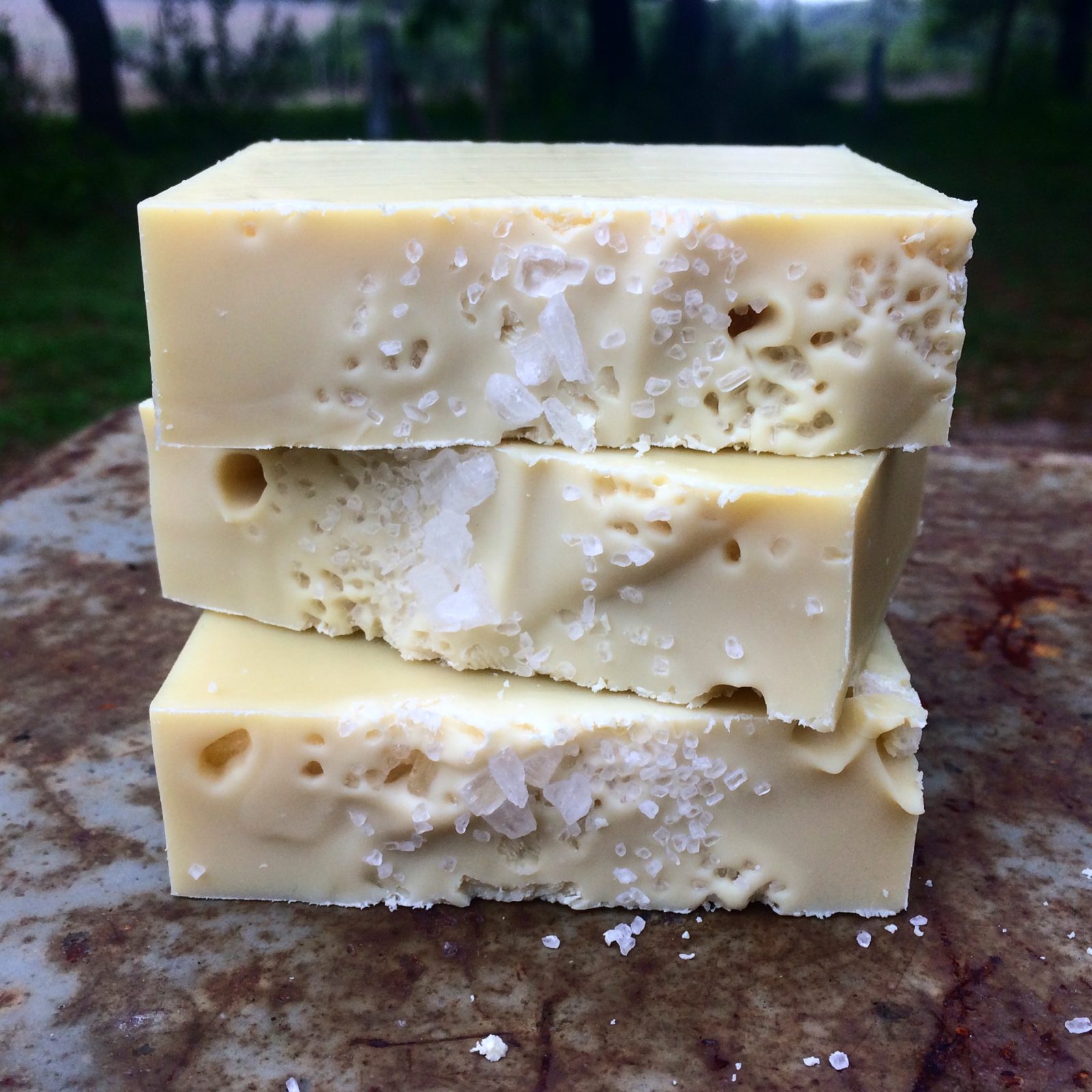 Limited Edition Basil and Lime Soap Handmade in Texas by Old Factory Soap