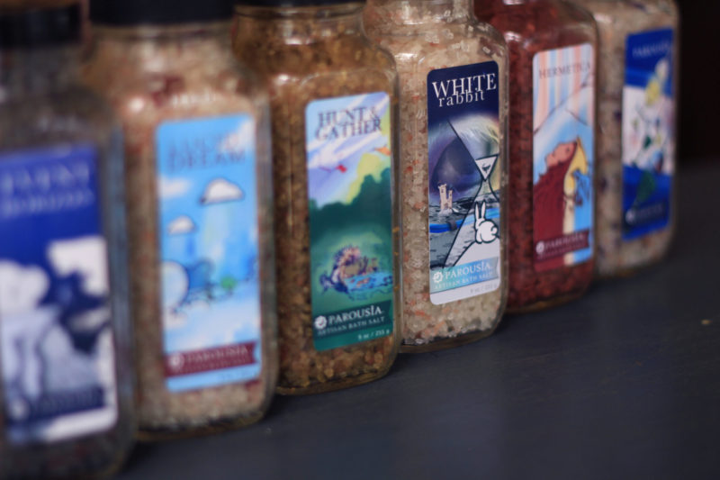 Storyline Bath Salt Artisan Essential Oil Perfumes by Parousia