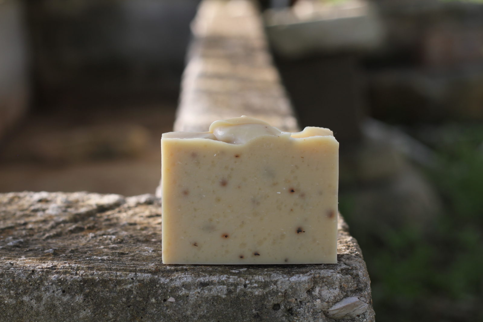Herb & Soil Shampoo Bar is the perfect blend of patchouli, tobacco, and juniper in our goats milk soap recipe.