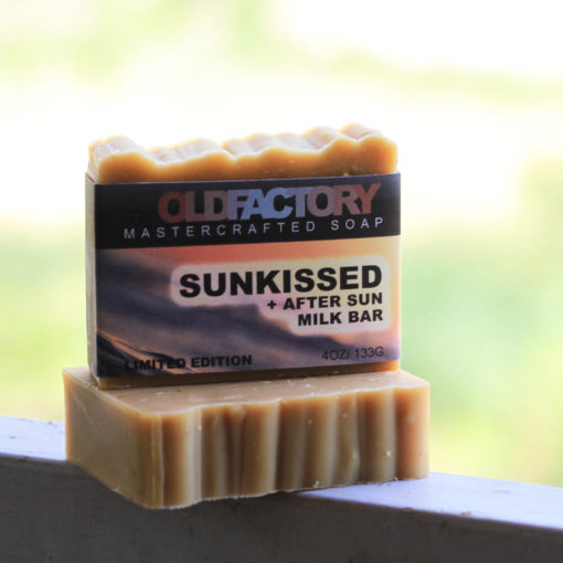 Sunkissed Soap limited edition soap for sunburns and summer skin by Old Factory