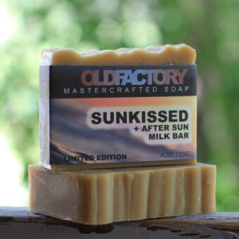 Sunkissed Soap limited edition soap for sunburns and summer skin by Old Factory