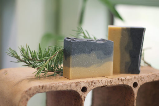 Shampoo Bar Rosemary Patchouli with Fullers Clay by Old Factory Soap