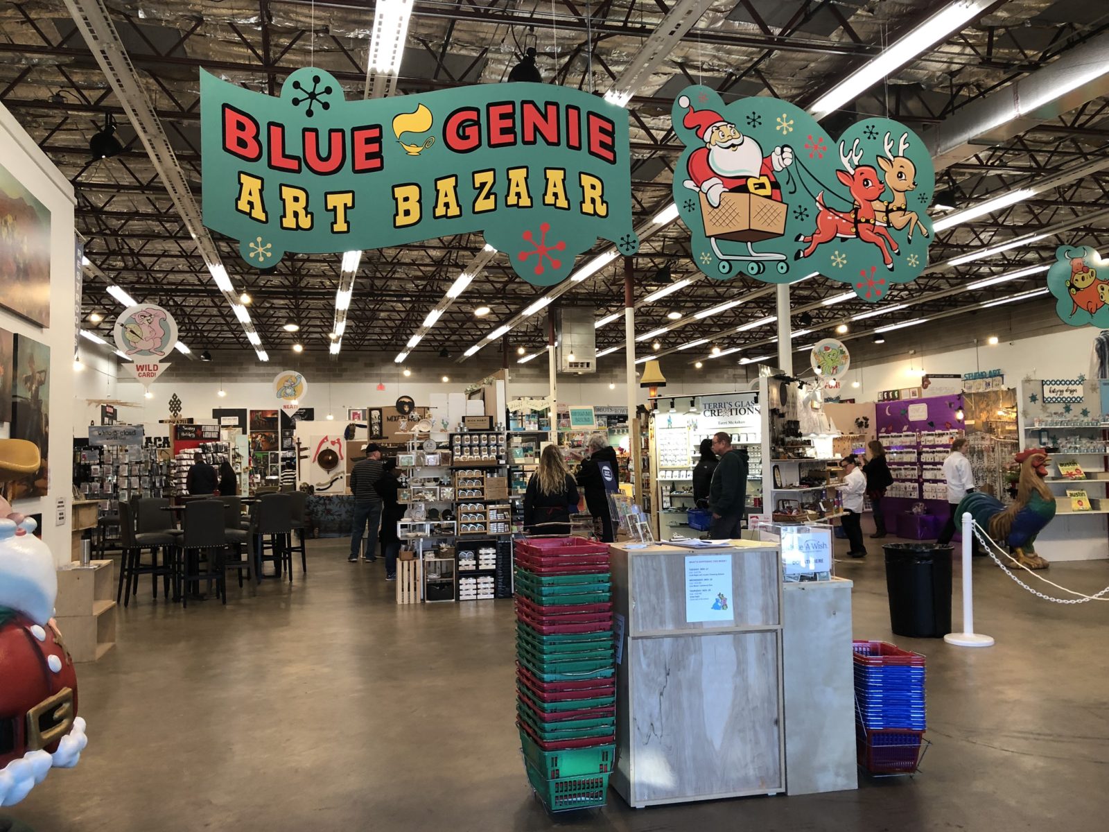 Blue Genie Art Bazaar 2018 Austin Texas Old Factory Soap