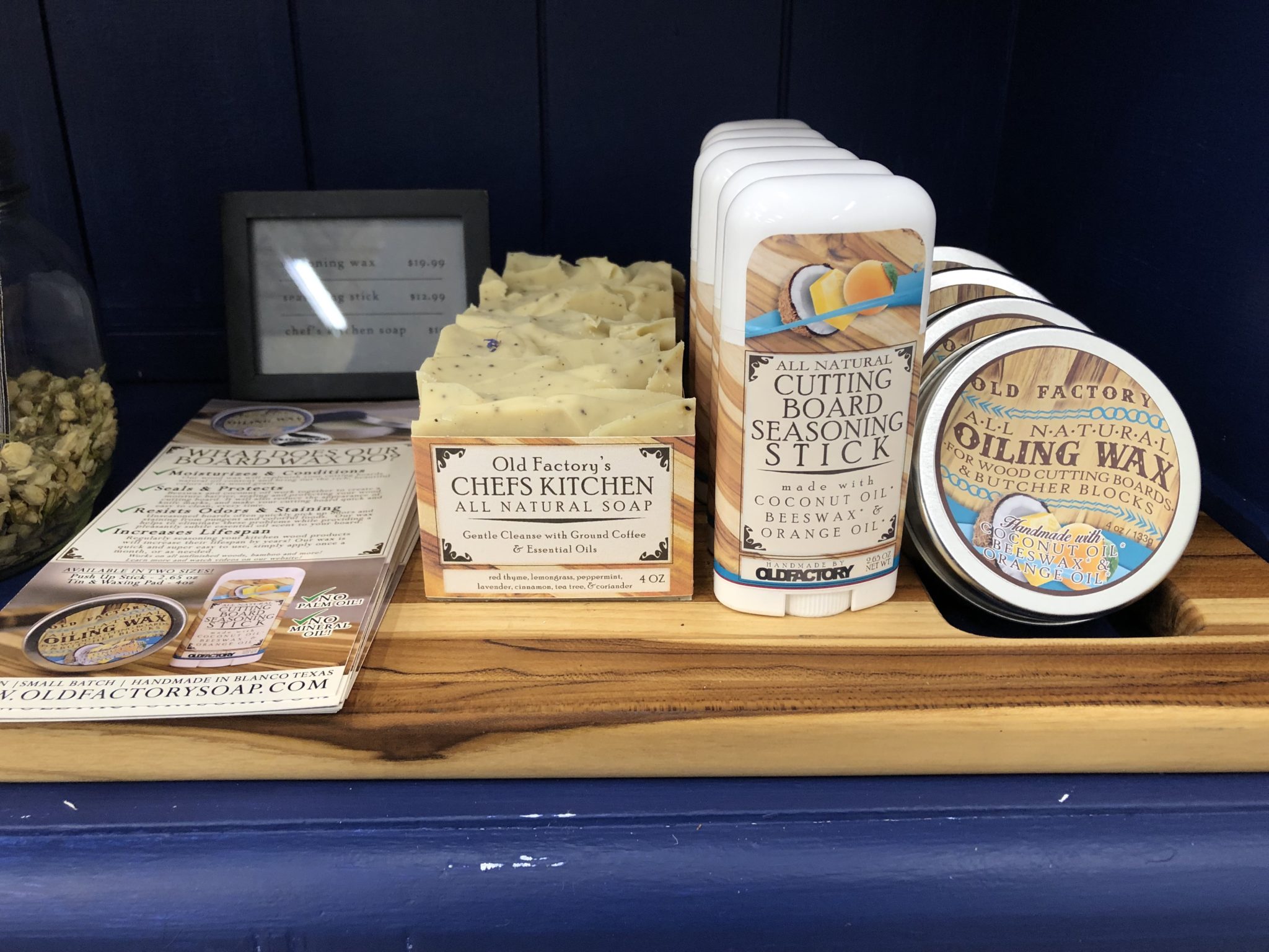 Old Factory Soap Company Blue Genie Art Bazaar Austin Texas 2018