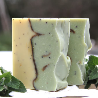 Old Factory Limited Edition Organic Soap Spring Scent Plantable Label