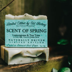 Limited Edition Scent of Spring Soap with Plantable Wildflower Seed Label by Old Factory