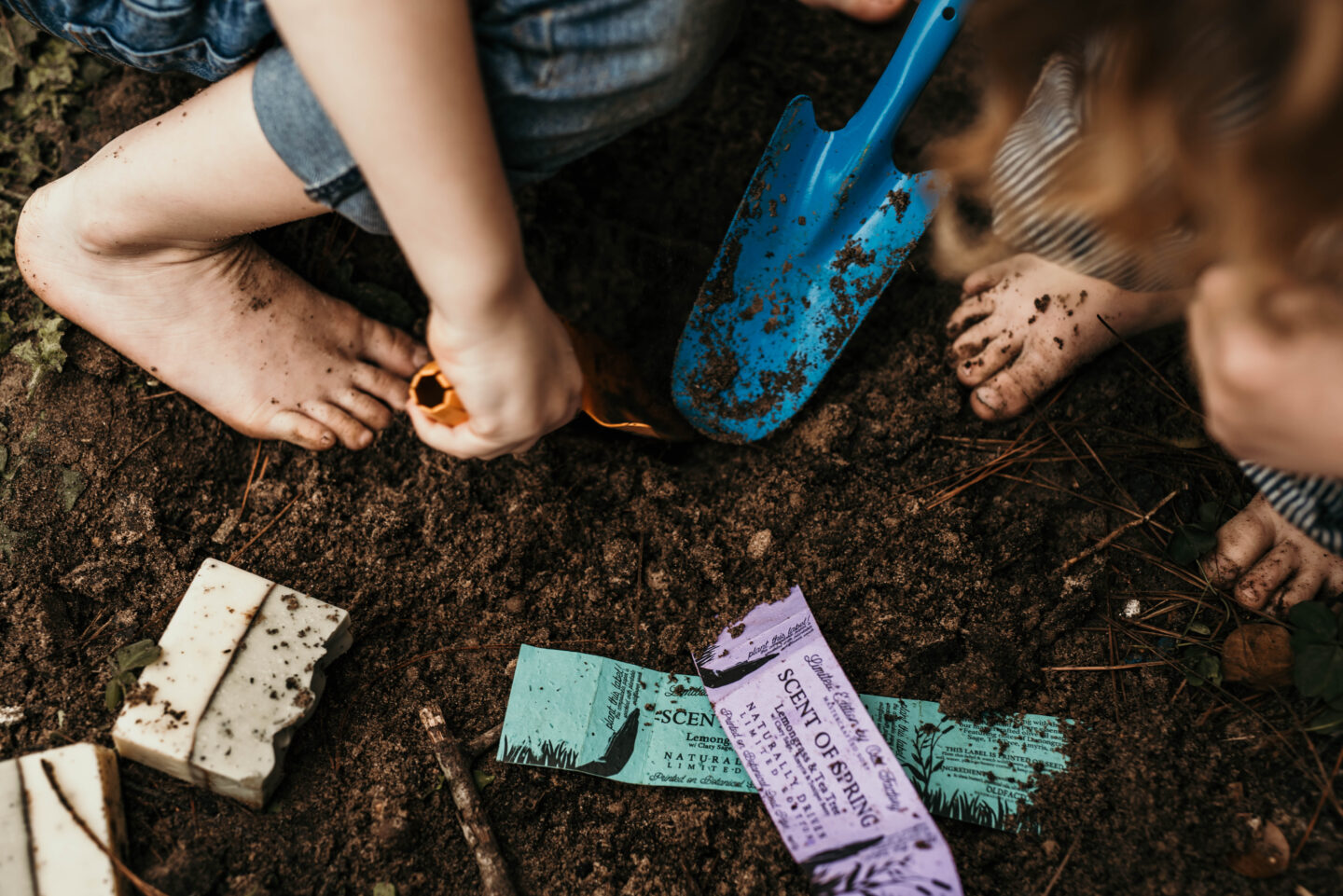 Limited Edition Scent of Spring Organic Soap with Plantable Paper Label Old Factory Soap Company