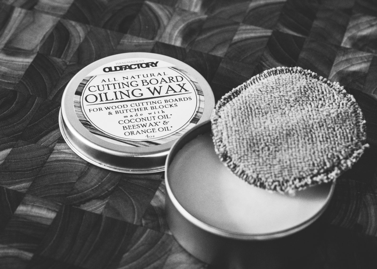 All Natural Cutting Board Seasoning Oil Wax by Old Factory