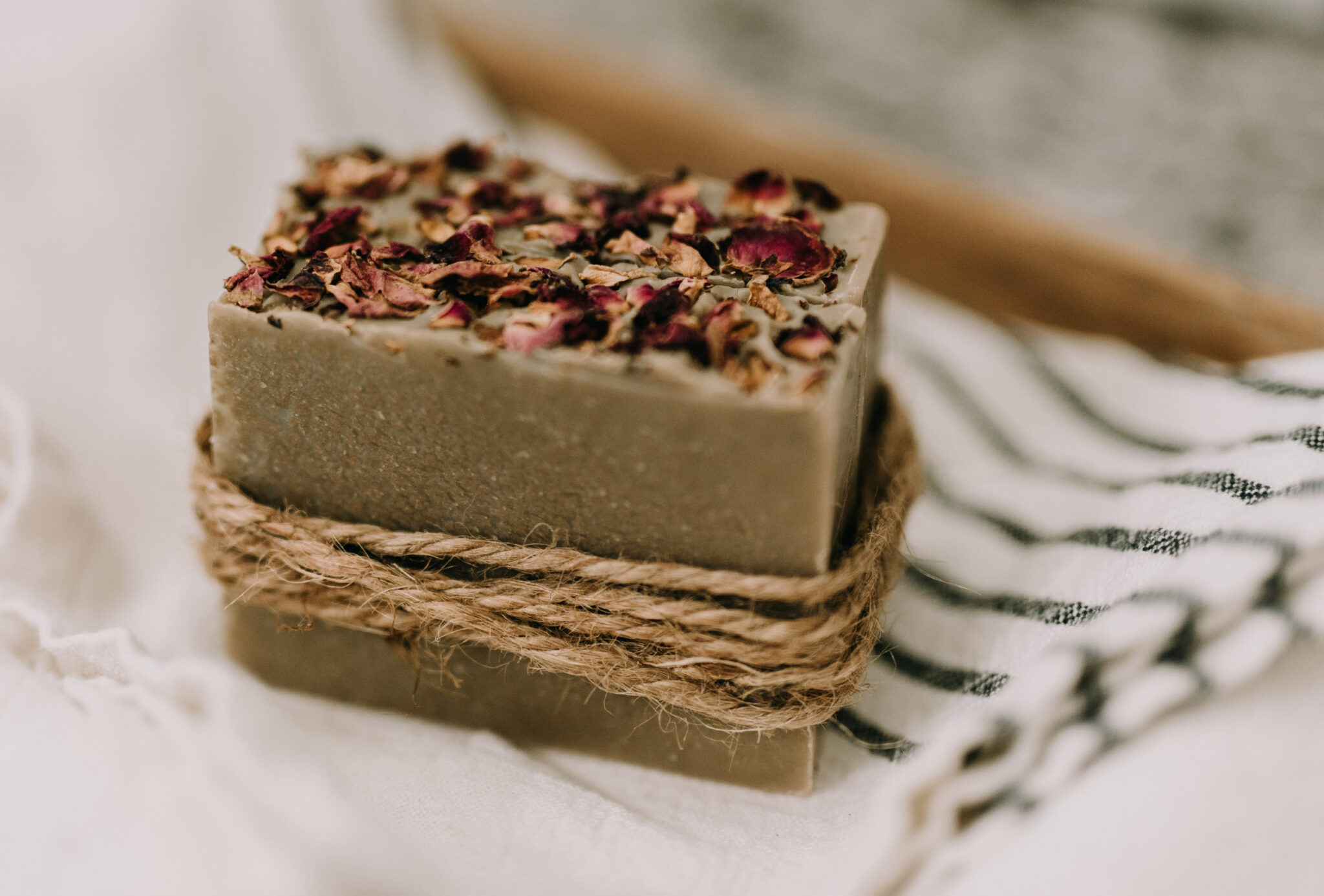 Rosewater and Dead Sea Mud Limited Edition Soap by Old Factory Soap Company