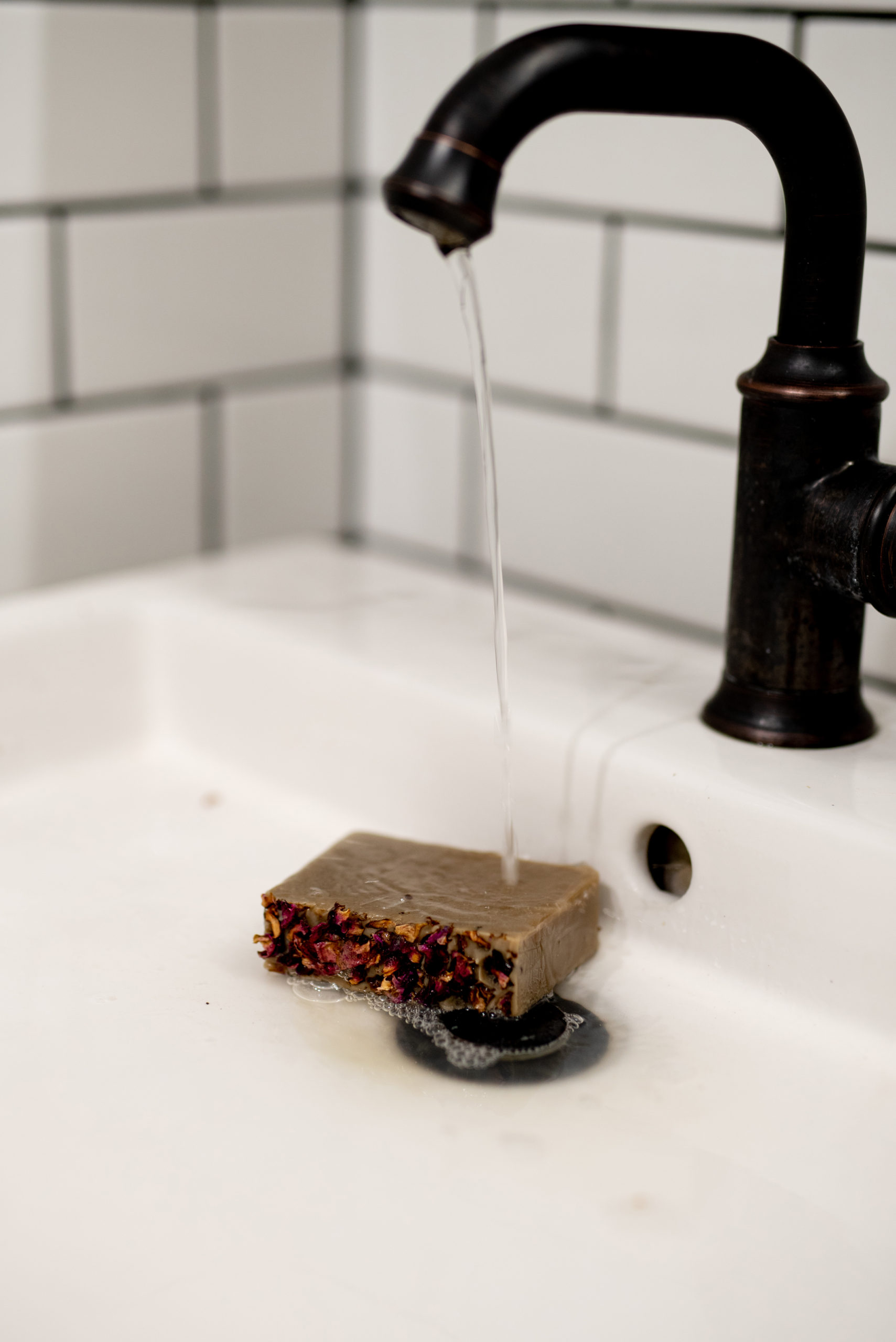 Rosewater and Dead Sea Mud Limited Edition Soap by Old Factory Soap Company