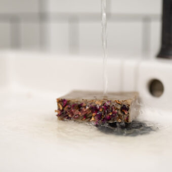 Rosewater and Dead Sea Mud Limited Edition Soap by Old Factory Soap Company