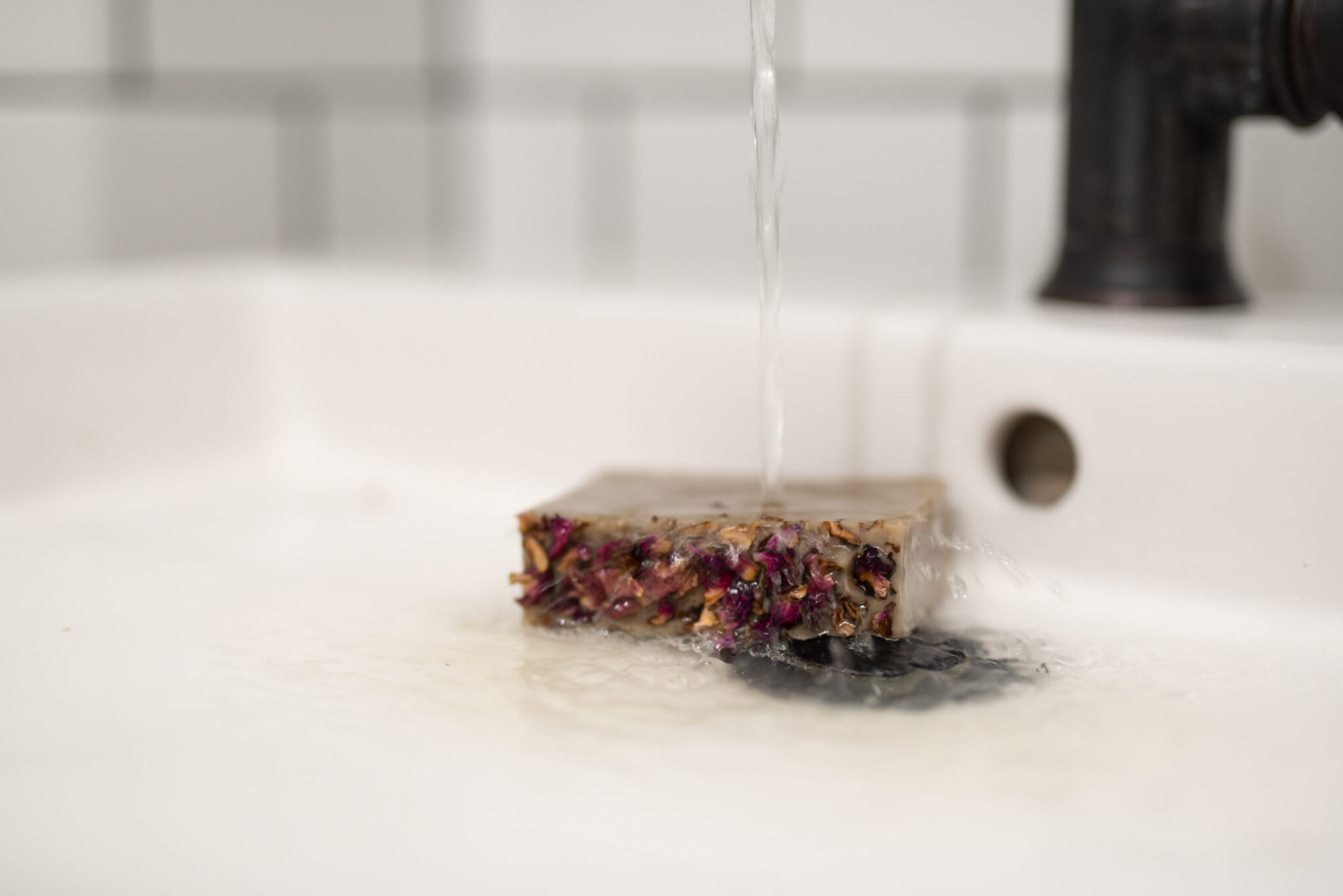 Rosewater and Dead Sea Mud Limited Edition Soap by Old Factory Soap Company