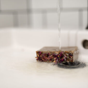 Rosewater and Dead Sea Mud Limited Edition Soap by Old Factory Soap Company