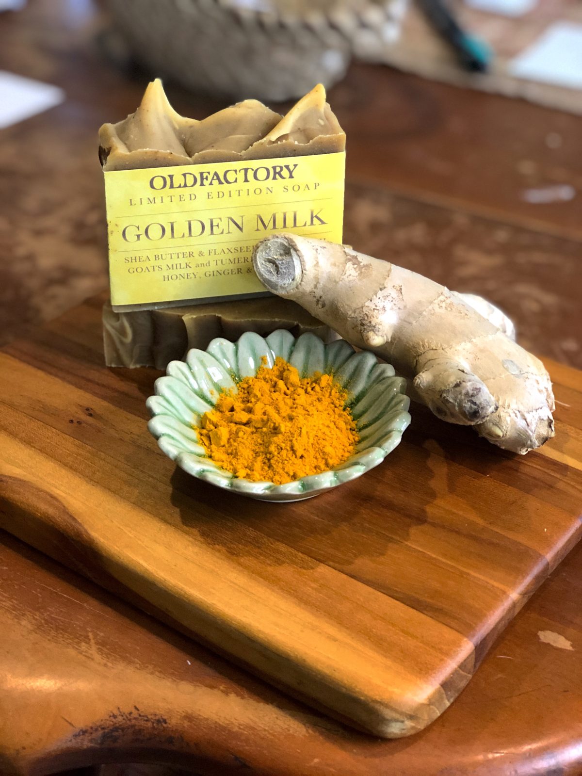 Golden Milk Turmeric Goats Milk Soap Limited Edition Old Factory