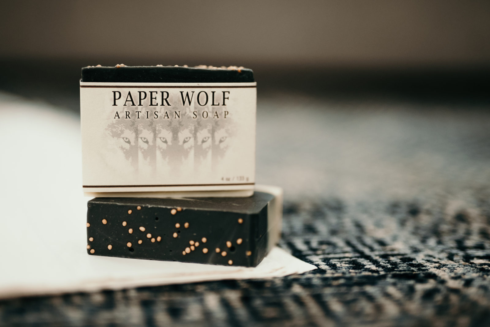 Paper Wolf Artisan Handmade Soap Parousia Perfumes Natural Soap for Men