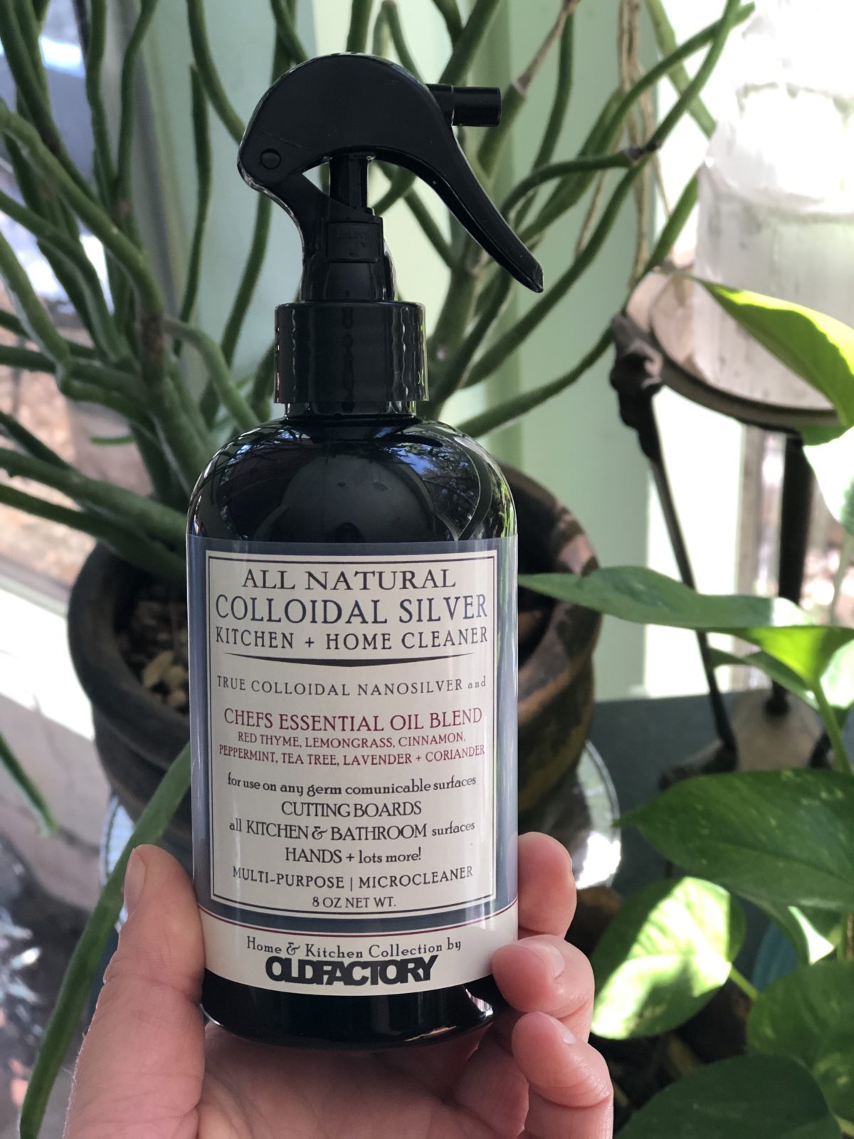 Colloidal Silver Kitchen and Home Spray Cleaner Old Factory Soap Hand Sanitizer Organic In Stock