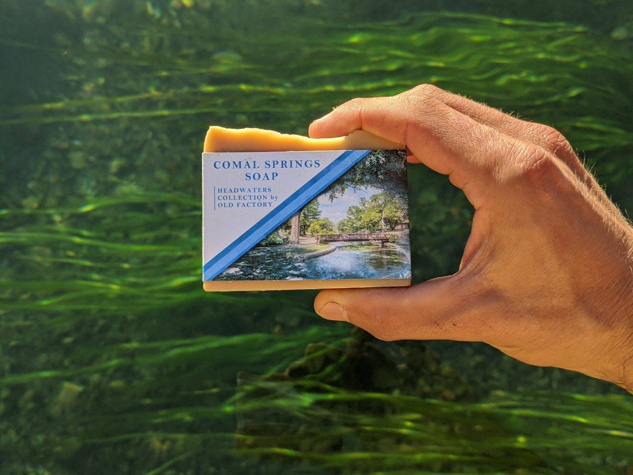Comal Springs Soap by Old Factory headwaters collection new braunfels texas