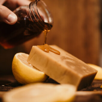 Almond Soap Lemon Biscotti Old Factory Limited Edition Soap WImberley Texas