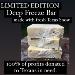 Deep Freeze Bar donated to Texans in Need Old Factory Soap