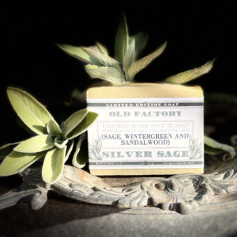 Wintergreen Sage and Sandalwood Colloidal Silver Soap