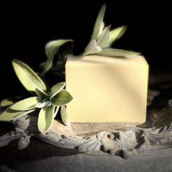 Wintergreen Sage Sandalwood Handmade Bar Soap with Colloidal silver by Old Factory Soap