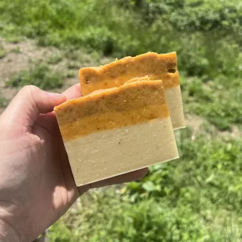 Revive Goats Milk Colostrum Soap Old Factory Soap Hot Springs North Carolina Limited edition