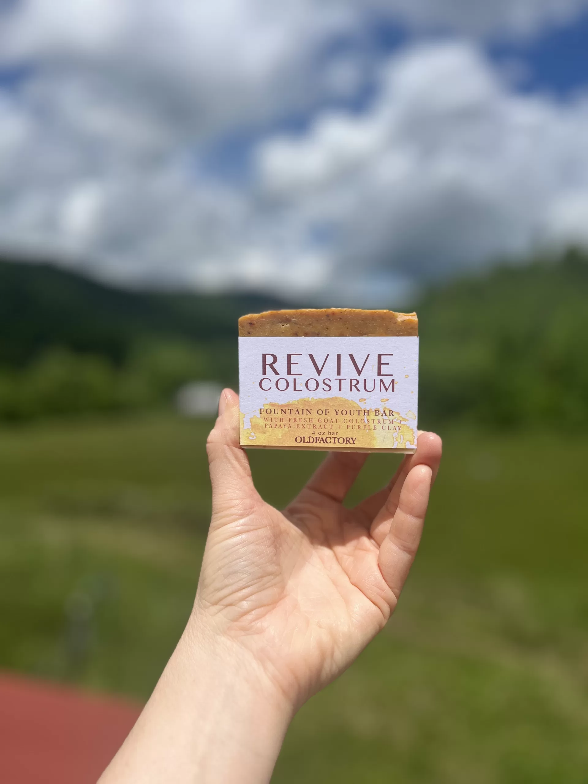 Revive Goats Milk Colostrum Soap Old Factory Soap Hot Springs North Carolina Limited edition