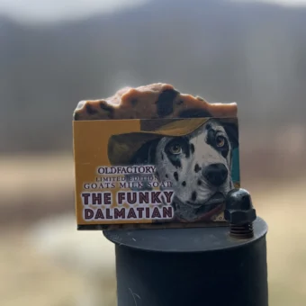 The Funky Dalmatian limited edition chamomile soap old factory soap