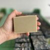 Shades of green pine tar limited edition soap with lavender, fir balsam and benzoin