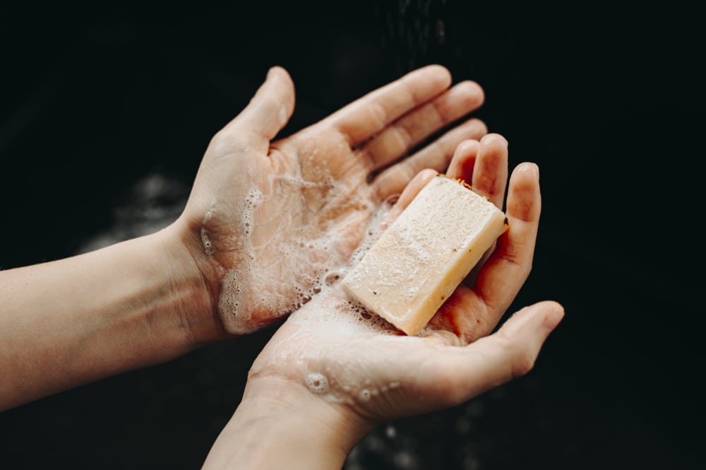 Handmade Soap Old Factory Soap Hands
