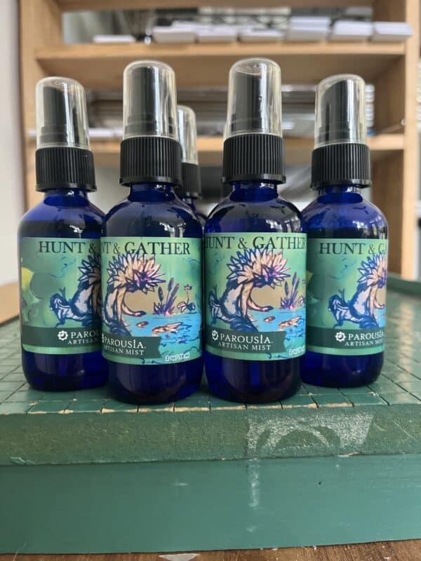 Hunt and Gather Natural Perfume Oil for Men by Parousia Perfumes and Old Factory Soap